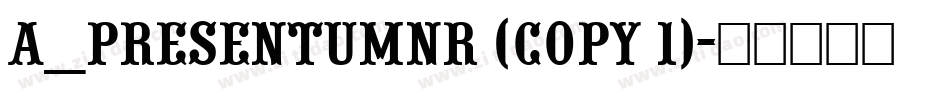 a_PresentumNr (COPY 1)字体转换